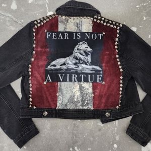FEAR IS NOT A VIRTUE Jean Jacket
